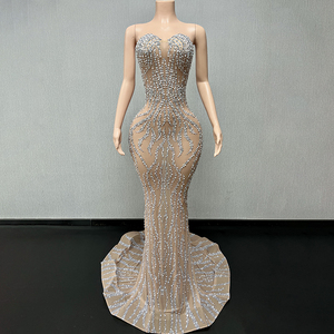 Novance Y5021 Nuovi Arrivi 2025 Abbigliamento Donna Splendidi Abiti da Cerimonia Senza Maniche Eleganti Abiti da <span class=keywords><strong>Sposa</strong></span> di Lusso per <span class=keywords><strong>la</strong></span> <span class=keywords><strong>Sposa</strong></span> - Product Image 1