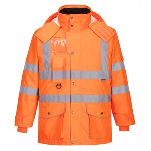 PORTWEST - RT27ORRXL High visibility 7-in-1 Traffic RIS <b>orange</b> <b>jacket</b> - EAN 5036108180394 <b>HI</b>-<b>VIS</b> WORKWEAR - Product Image 1