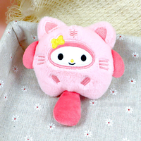 Porte-clés chat de dessin animé japonais mignon, petite poupée en peluche douce, jouet, pendentif de sac, poupée pour machine à attraper, pendentif chat en peluche douillet
