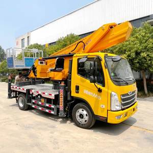 חדש דיזל אוטומטי בום טלסקופי בום משולב משאית פלטפורמה משאית עם מערכת הידראולית מנוף - Product Image 4