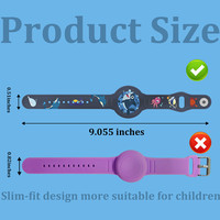 Casing AirTag Pelacak Anak Laris Manis, Casing Jam Tangan Find My, Termasuk Pelindung Kamera, Tahan Air, Desain Hewan