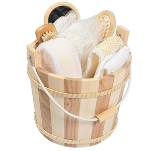 Vendita calda di alta qualità a forma di cuore <span class=keywords><strong>bagno</strong></span> regalo in legno 100% accessori naturali <span class=keywords><strong>set</strong></span> regalo da <span class=keywords><strong>bagno</strong></span> - Product Image 3