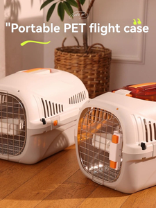 Cage de <span class=keywords><strong>transport</strong></span> pliable pour chat et chien conçue pour être légère et adaptée au <span class=keywords><strong>transport</strong></span> en <span class=keywords><strong>avion</strong></span> ou en voiture. - Product Image 3