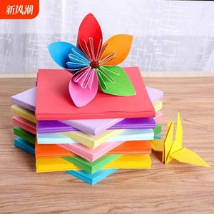 กระดาษพับสีสันสดใส ขนาด 170x170 มม. 10 สี คละแบบ 50 แผ่น สำหรับงานประดิษฐ์และงานศิลปะสำหรับเด็ก - Product Image 5