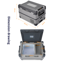 Réfrigérateur 28l/35l/40l/50l/60l Compresseur Danfoss/Secop Réfrigérateur 12v Réfrigérateur de camping Evercool