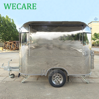 WECARE Camión De Comida Rapida Imbisswagen Camión De Helados Remorque Camión De Comida Furgoneta De Café Bar Móvil Remolque De Comida Totalmente Equipado