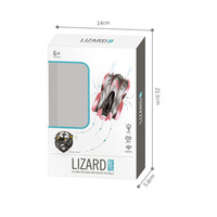 2.4G rc mur d'escalade jeu intérieur voiture de course anti-gravité avec phare cascadeur