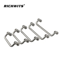 Poignée rotative en acier inoxydable 304, pliable, robuste, pour armoire de machine et quincaillerie marine