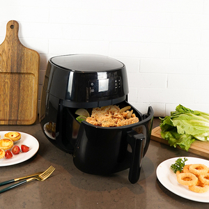 1400w 5l 5.5l dokunmatik ekran derin 2021 çin özel ocak dijital 5 litre 6 in 1 elektrikli hava fritöz - Product Image 3