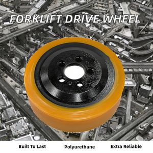 ล้อขับเคลื่อนไฟฟ้าสำหรับรถยก ยี่ห้อ ZOOYA วัสดุ PU ขนาด 5 รู 230*75-82 สำหรับงานก่อสร้าง อะไหล่ - Product Image 2