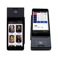 Terminal de point de vente portable ZCS Z90 PDA, appareil de point de vente Android 7.1 avec imprimante/lecteur de carte bancaire de paiement intelligent