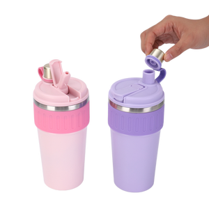 Nouvelle Arrivée 2026 – Bouteille <span class=keywords><strong>Shaker</strong></span> Isotherme Double Paroi en Acier Inoxydable 500ml pour Gym et Café - Product Image 3