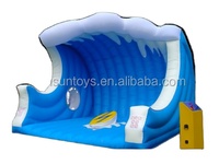 WINSUN popular juego de deportes inflable mecánico Simulador de surf tabla de surf Simulador de surf Wave Inflable Surf Simulator