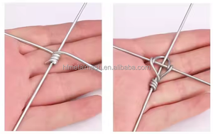 Cercas Perimetrales para Ganado, Tejidas, Galvanizadas por Inmersión en Caliente, Duraderas, con Protección Antioxidante para Ganado, Ciervos y Roedores - Product Image 4