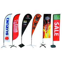 Drapeau plume rectangulaire personnalisé en fibre de verre pour publicité extérieure, idéal pour événements sportifs (football)