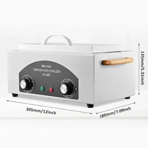 Esterilizador de Aire Caliente 300W, Esterilizador de Calor Seco para Cosméticos y Uñas, Gabinete Esterilizador para Salón de Uñas, Autoclave con Función de Temporizador - Product Image 6