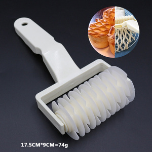 Wholesale DIY Baking Tool Cookie Pie Pizza Bread Pastry <b>Roller</b> Cutter Plastic Dough Lattice for Kitchen Cafe - Product Image 5