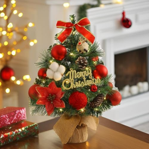Christmas 2025 XMAS <b>Tree</b> <b>Ornaments</b> Gift Tabletop Decor Mini Christmas <b>Tree</b> 45cm 60cm Mini Christmas <b>Tree</b> With Led Lights - Product Image 3