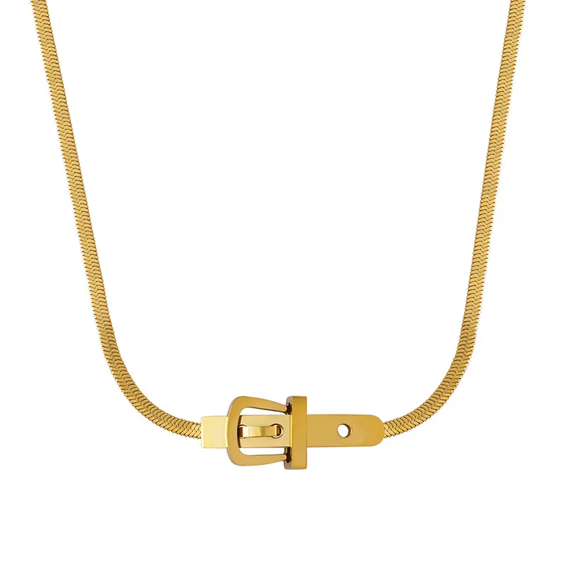 Gold Watch Necklace