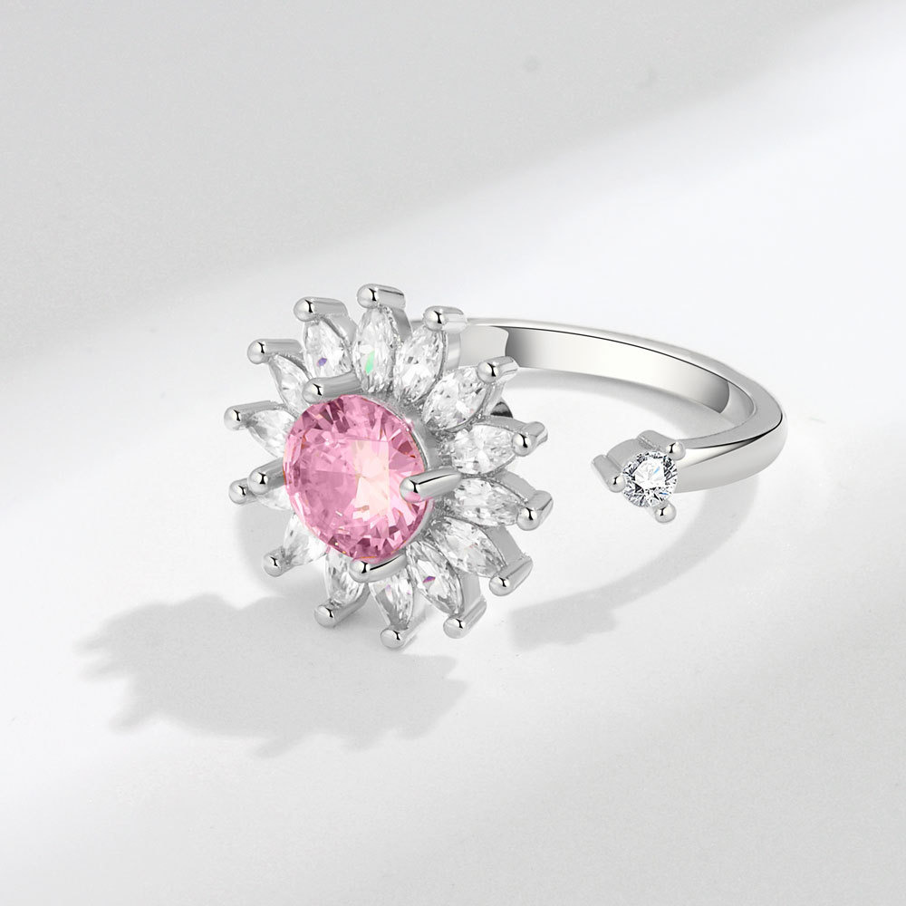 White gold color(Pink Diamond)
