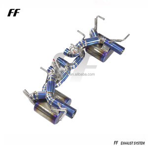 Tubos de escape Catback para <span class=keywords><strong>Ferrari</strong></span> 458 <span class=keywords><strong>V8</strong></span> 4,5, sistema de escape de coche, silenciador de tubo de escape de titanio - Product Image 4
