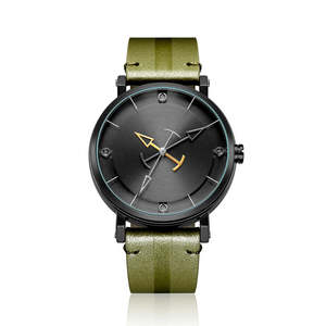 Reloj de Hombre Estilo Antiguo de Negocios, Aleación, Resistente al Agua 3ATM, Correa de Cuero Genuino, Cristal, Logotipo Personalizado, Movimiento Japonés, Venta al Por Mayor de Fábrica - Product Image 3