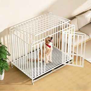 IJzeren hondenkooi toilet voor grote, middelgrote en kleine honden, binnengebruik, ademend ontwerp, eenvoudige installatie, geschikt voor Labrador/Golden Retriever. - Product Image 6