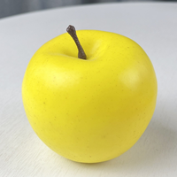 Pomme Artificielle Personnalisée en Gros pour Décoration d'Intérieur avec Tige, Petit Ornement de Pomme Factice