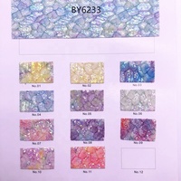 BY6233 Floral dentelle maille tissu gros paillettes Faux cuir pour cheveux arcs sacs sac à main chaussures boucles d'oreilles artisanat pour rideaux canapés