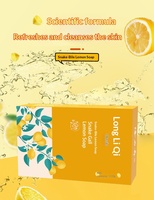 Sabun Pembersih Wajah dan Tubuh Longrich Snake Gall Lemon (Batang) Aroma Mawar untuk Semua Jenis Kulit, Bersih, Segar, dan Menyegarkan