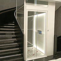 Ascenseur hydraulique sans gaine pour maison, compact et peu encombrant, pour villas intérieures et extérieures, à vendre