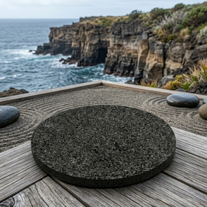 Indonesia Black Lava Stone Tiles 20 mm Honed Finish Natural Volcanic Stone Dark Texture Durable Surface Premium Quality Material - Product Image 5