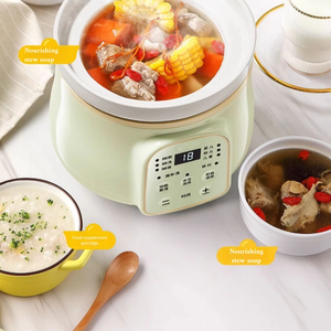 Thiết bị gia dụng bổ sung súp nấu ăn gốm điện crock nồi chậm Nồi cơm điện nhỏ - Product Image 4