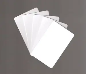 Tarjetas de Identificación de impresión RFID personalizadas en blanco, tarjetas de identificación de impresión completa, estándar, 13,56 mhz, Rfid, MI Fare, 4k, NFC, en blanco