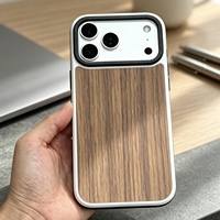 Coque de téléphone en bois de bambou de haute qualité, accessoires personnalisés pour iPhone 17/18 Pro Max, étui en bois pour iPhone