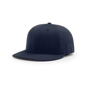 Casquettes Snapback Personnalisées à 6 Panneaux, Visière Plate, Unies, avec Logo Sportif Découpé au Laser et Trous Perforés - Product Image 2