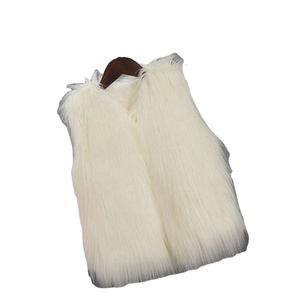 Gilets en <span class=keywords><strong>fourrure</strong></span> de renard rose pour bébés filles, style occidental, vêtements d'automne et d'hiver pour enfants - Product Image 1