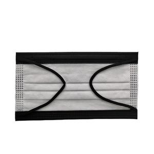 Grosir Pabrik masker wajah hitam sekali pakai 3 lapisan masker bedah hitam sekali pakai masker bedah - Product Image 2