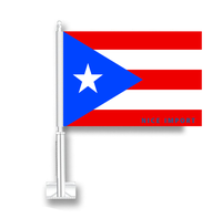 Drapeau de Pohnpei pour voiture, drapeau pour fenêtre de voiture en polyester, mât inclus, décorations patriotiques pour les célébrations de festivals et les défilés