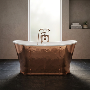 Artesanía Atemporal de Artesanos Indios, Bañera Rectangular Clásica de Cobre Personalizable, Elegancia Lujosa al por Mayor - I H C - Product Image 2