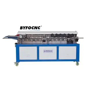 BYFO sheet metal air duct TDF flange and clips machine tdf flange forming machine square duct flange machine