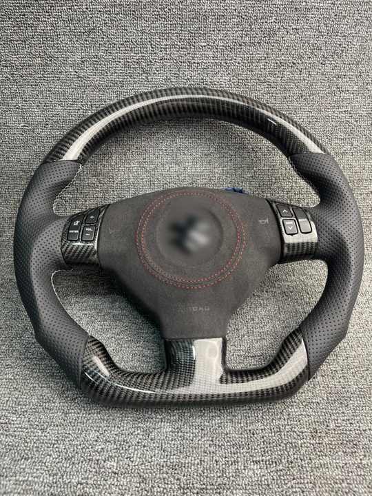Real Carbon Fiber Steering Wheel for Suzu Dmax 2012-2016 Mu-X MUX Custom Car Steering Wheel