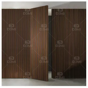 Factory Price Customized Keyless Interior Modern Solid Wood Invisible Hidden Flush Door