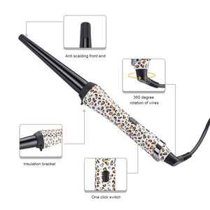 <span class=keywords><strong>Fer</strong></span> à friser à cône rotatif anti-brûlure de haute qualité pour créer un curling naturel. - Product Image 6