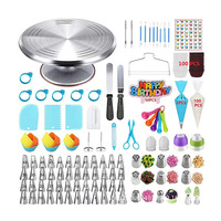 Fournitures de pâtisserie en gros, outils, kit de 250 pièces d'outils de décoration de gâteaux en aluminium