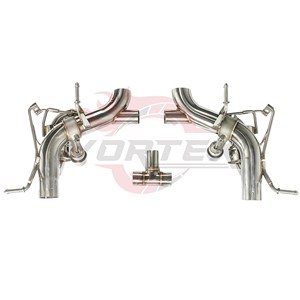 Vortex SS304 Valved Rear Muffler for Ferrari 458 Italia Spider 4.5L V8 F136 Performance Racing Axle <b>Back</b> Exhaust System - Product Image 3