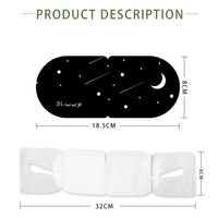 Masque oculaire auto-chauffant jetable à la lavande relaxante pour le sommeil, les voyages, le soulagement du stress, masque oculaire à vapeur