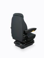 YS15 Siège conducteur à suspension en cuir PVC Conception de siège de voiture améliorée avec type de dossier réglable pour bus, yacht et sport