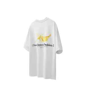Spoof Vui Vẻ Banana In T-Shirt Mùa Xuân/Mùa Hè 2023 Mới Thời Trang Thương Hiệu Lỏng Thường Nam Ngắn Tay Áo