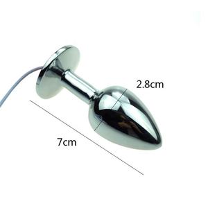 ปลั๊กอวัยวะเพศชายแบบกระตุ้นด้วยไฟฟ้าของผู้ชายปลั๊กเสียบสายสวนบริสุทธิ์ทางทวารหนักอุปกรณ์ช่วยตัวเองสำหรับผู้ชายของเล่นทางเพศพร้อมคุณสมบัติด้านเสียง - Product Image 4